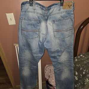 American Eagle Men Distressed Relax Straight 38x32
